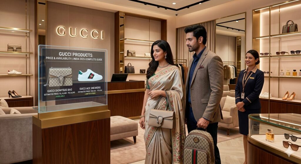 Gucci Products Price and Availability in India